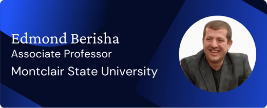 Dr. Edmond Berisha enriches Montclair State University’s MBA student learning with Riipen's industry partners.