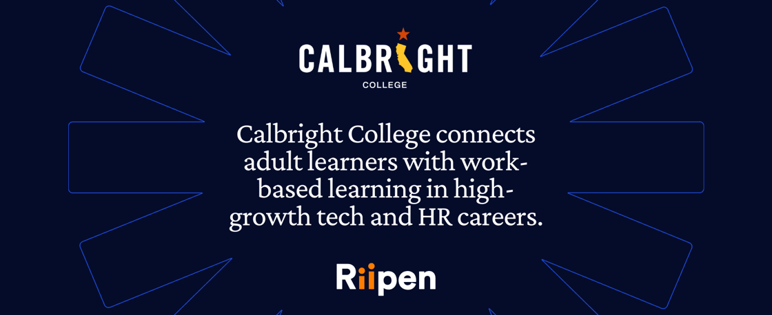 Calbright College connects adult learners with work-based learning in high-growth tech and HR careers.