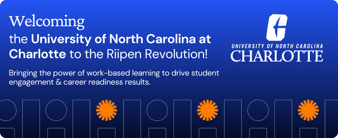 Riipen announces partnership with the University of North Carolina at Charlotte's School of Professional Studies and University Career Center through CAEL's Build Better Careers program.